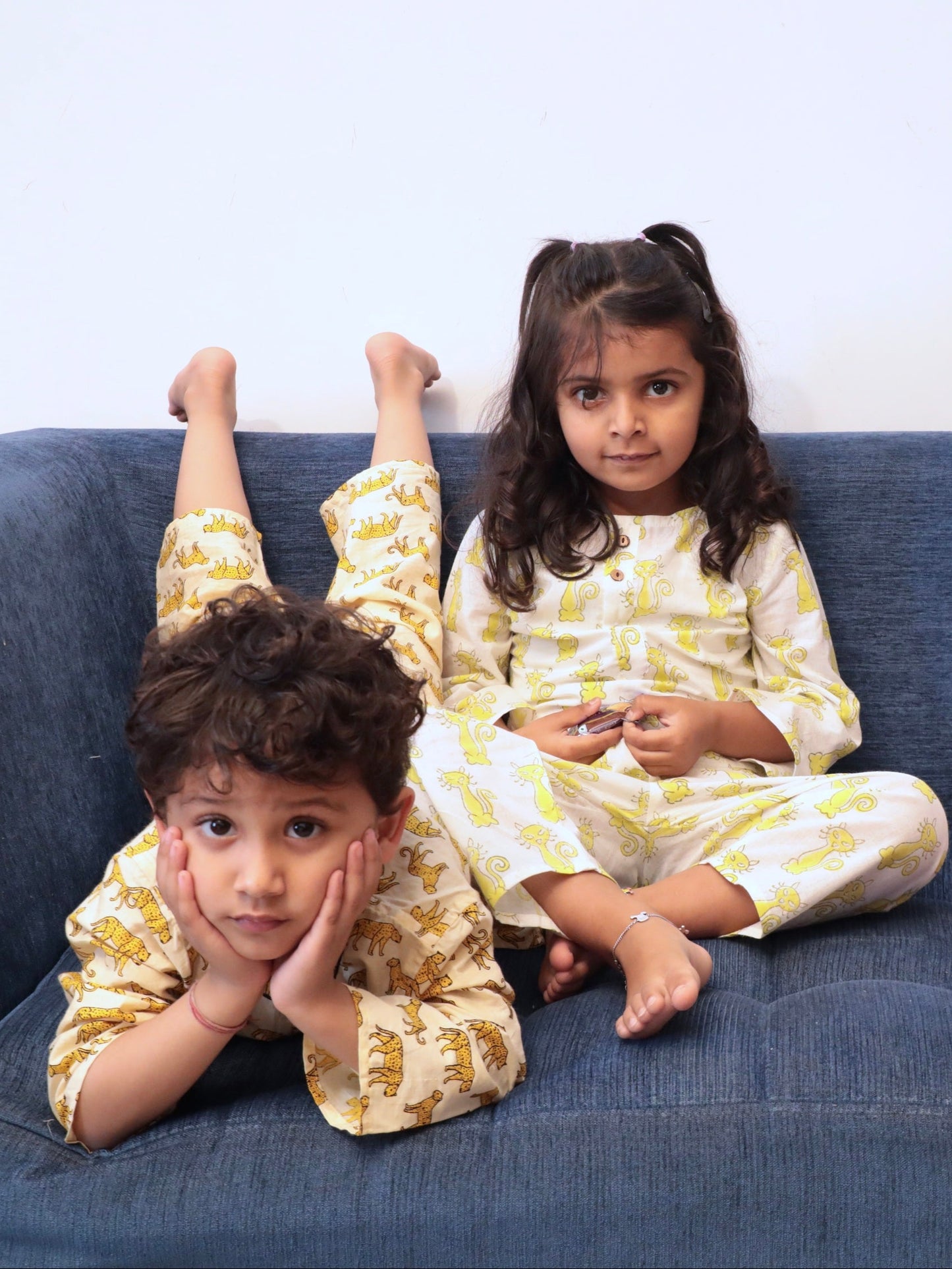 Spotted Snooze - Kids pure cotton night suit