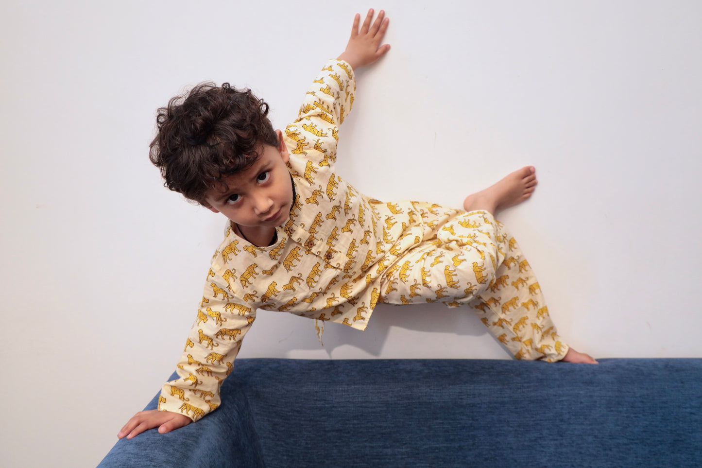 Spotted Snooze - Kids pure cotton night suit