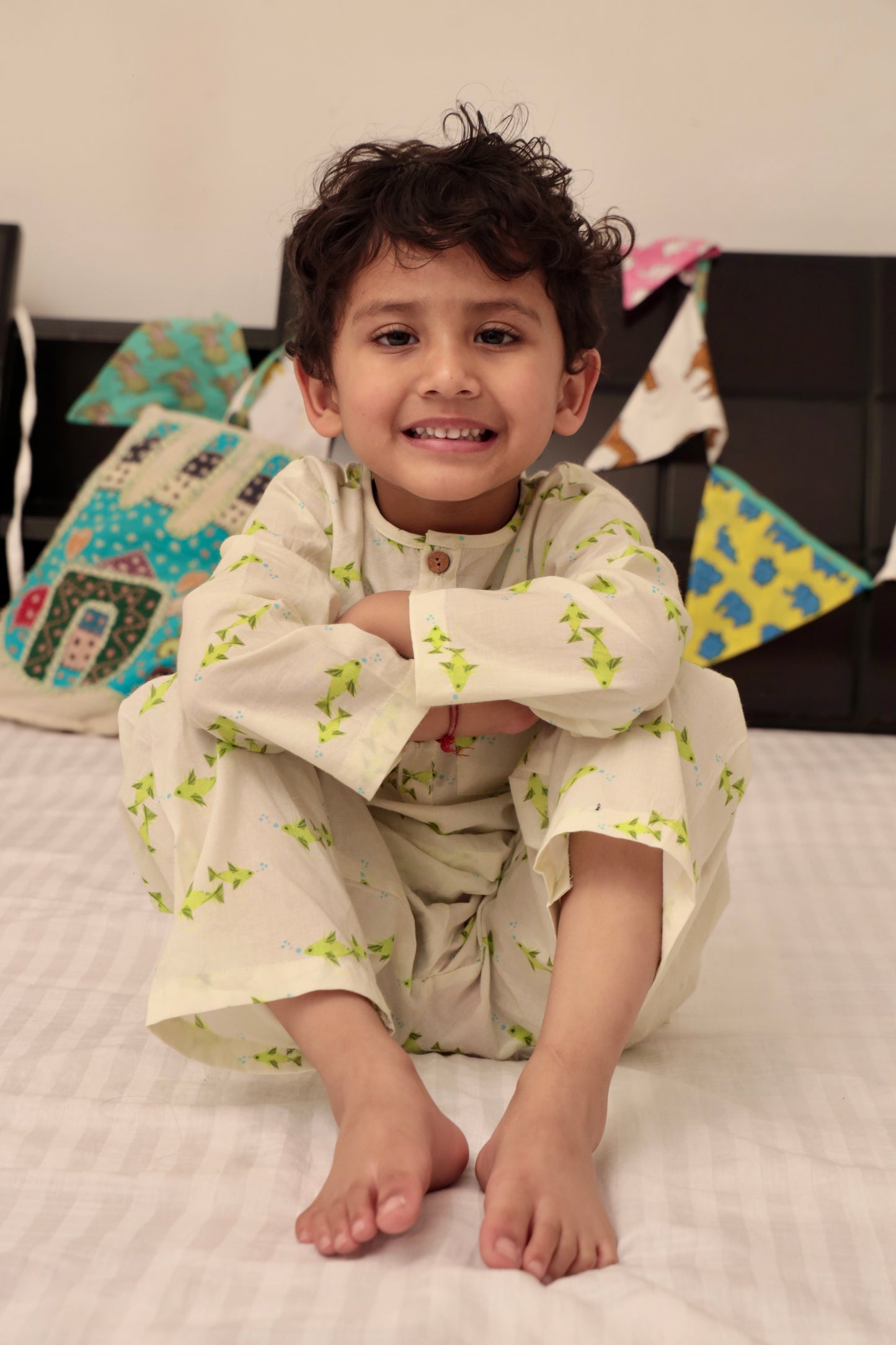 Fin-tastic - Unisex kids pure cotton night suit