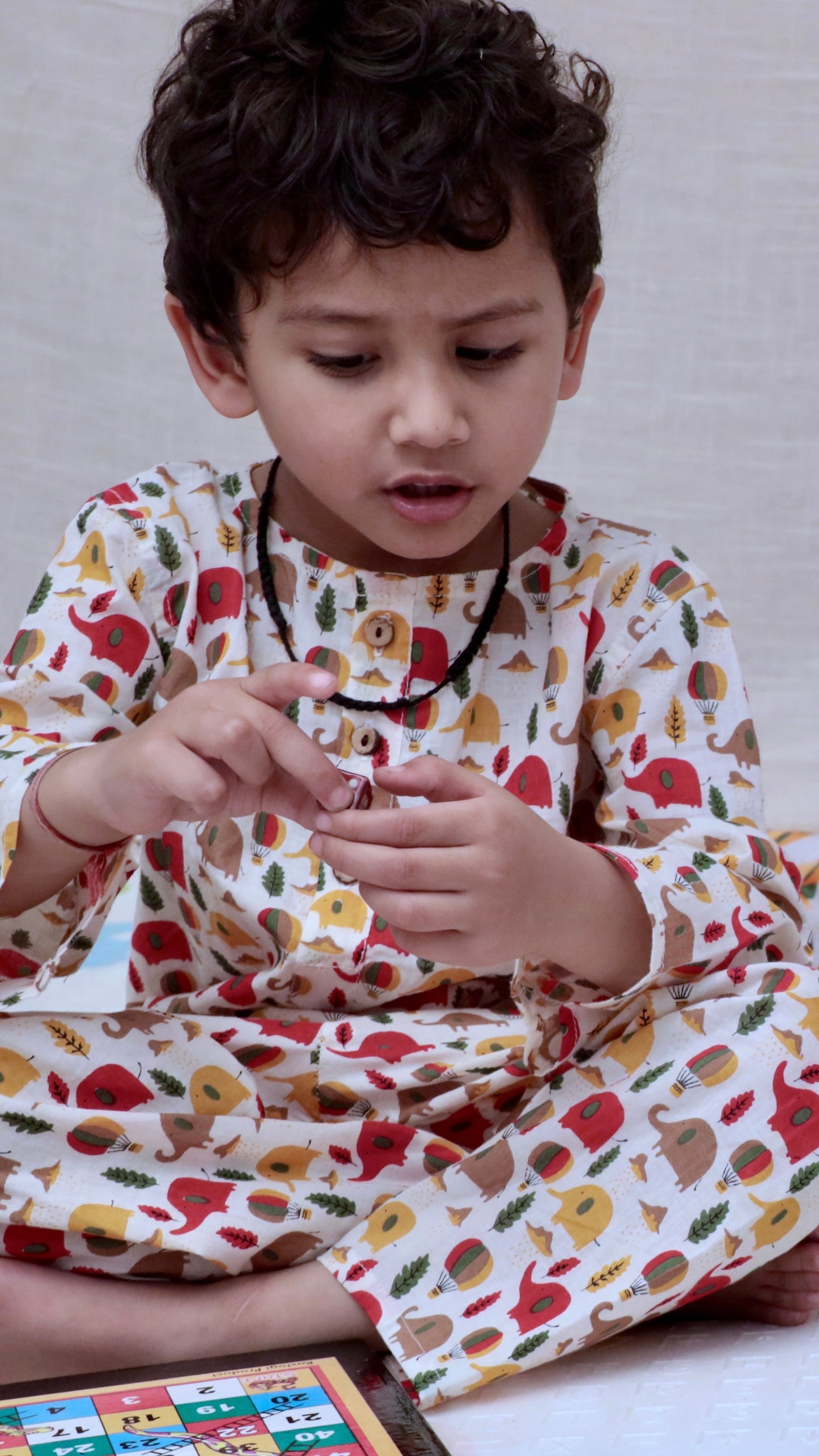 Jungle Snooze - Kids pure cotton night suit