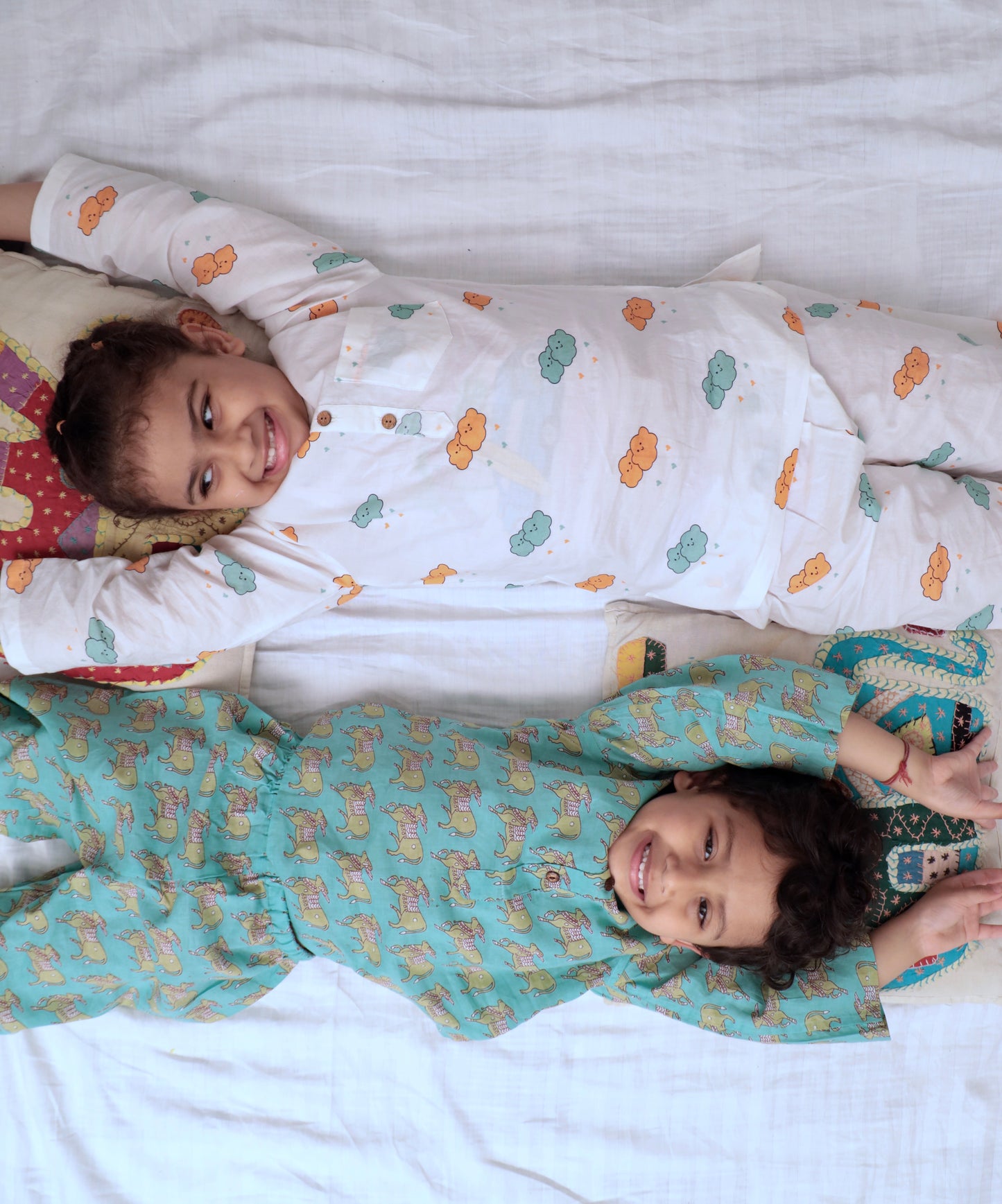 Cloudy Cuddles - Unisex kids pure cotton night suit