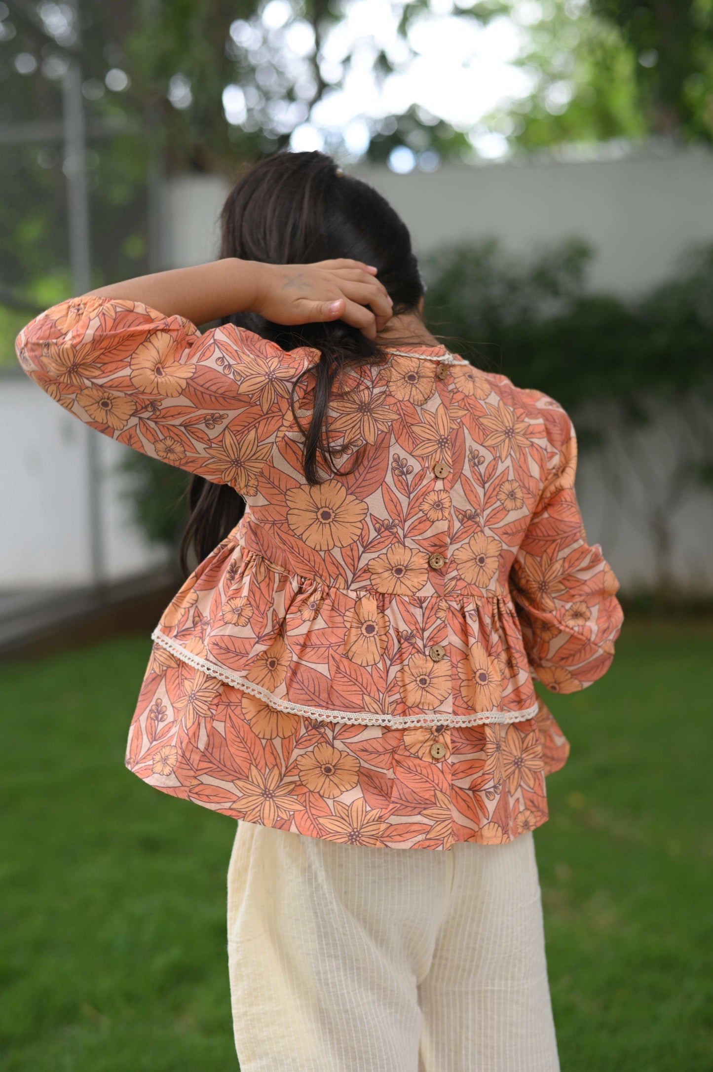 Autumn Petals - Top & Pants Set