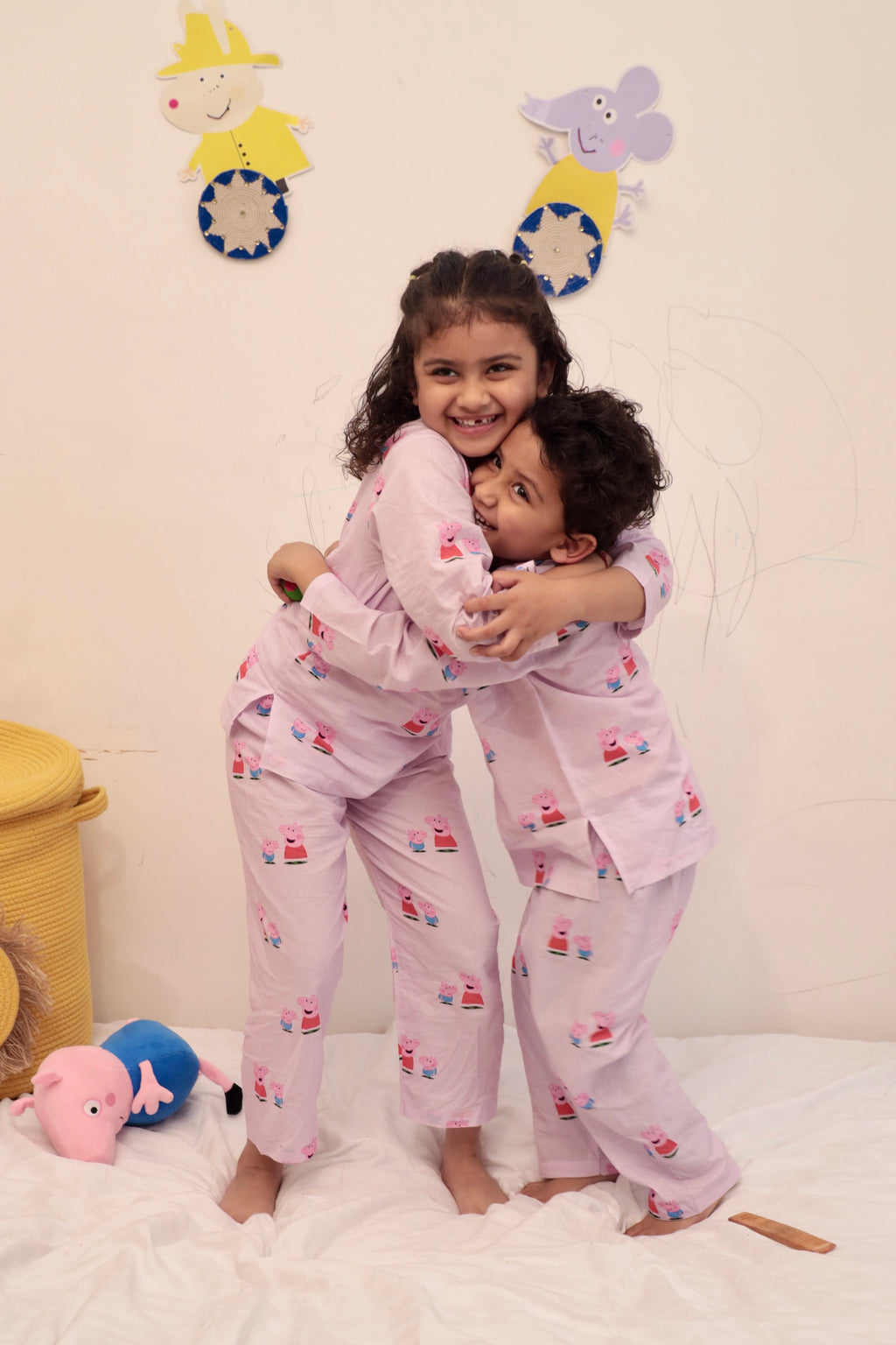 Peppa and George